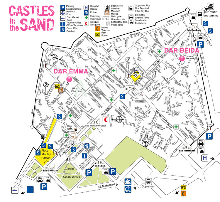 Essaouira+Map